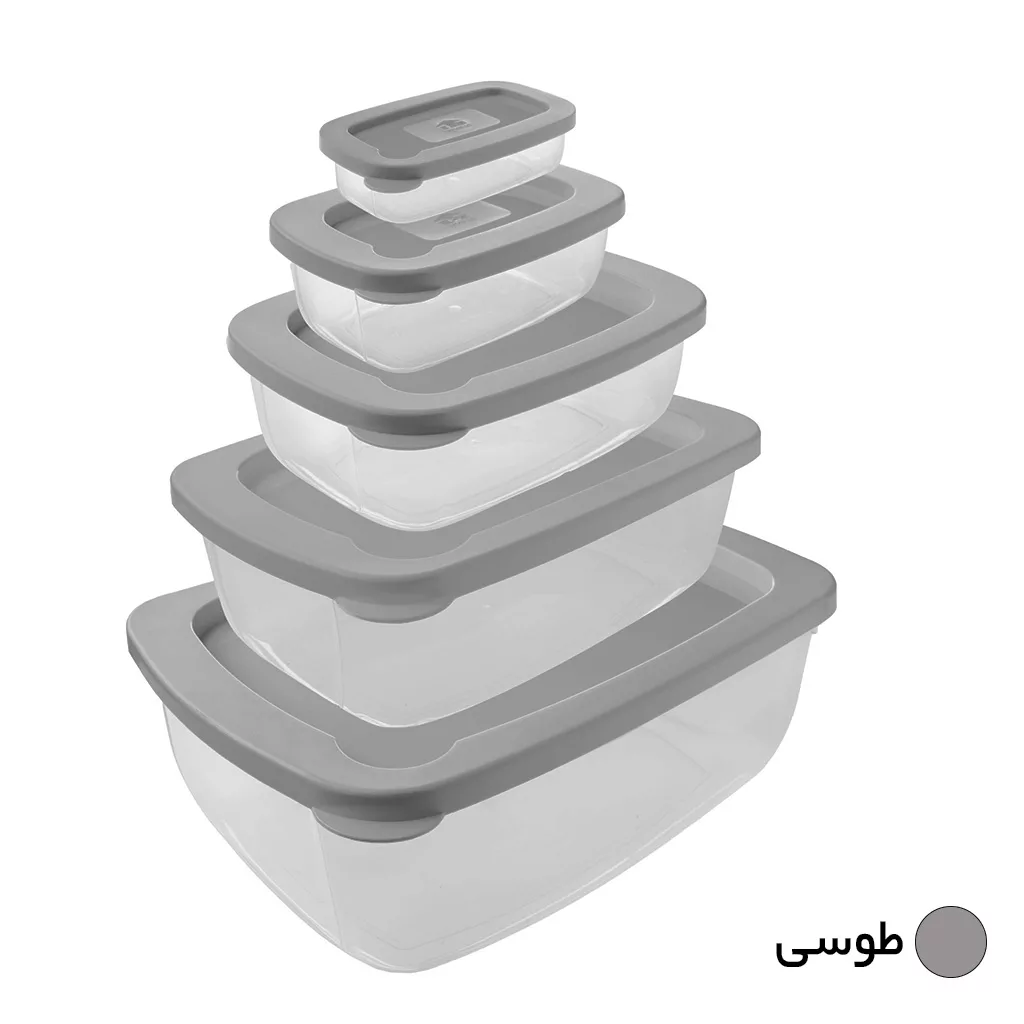 ظرف نگهدارنده مانیا مدل 101010 مجموعه 5 عددی