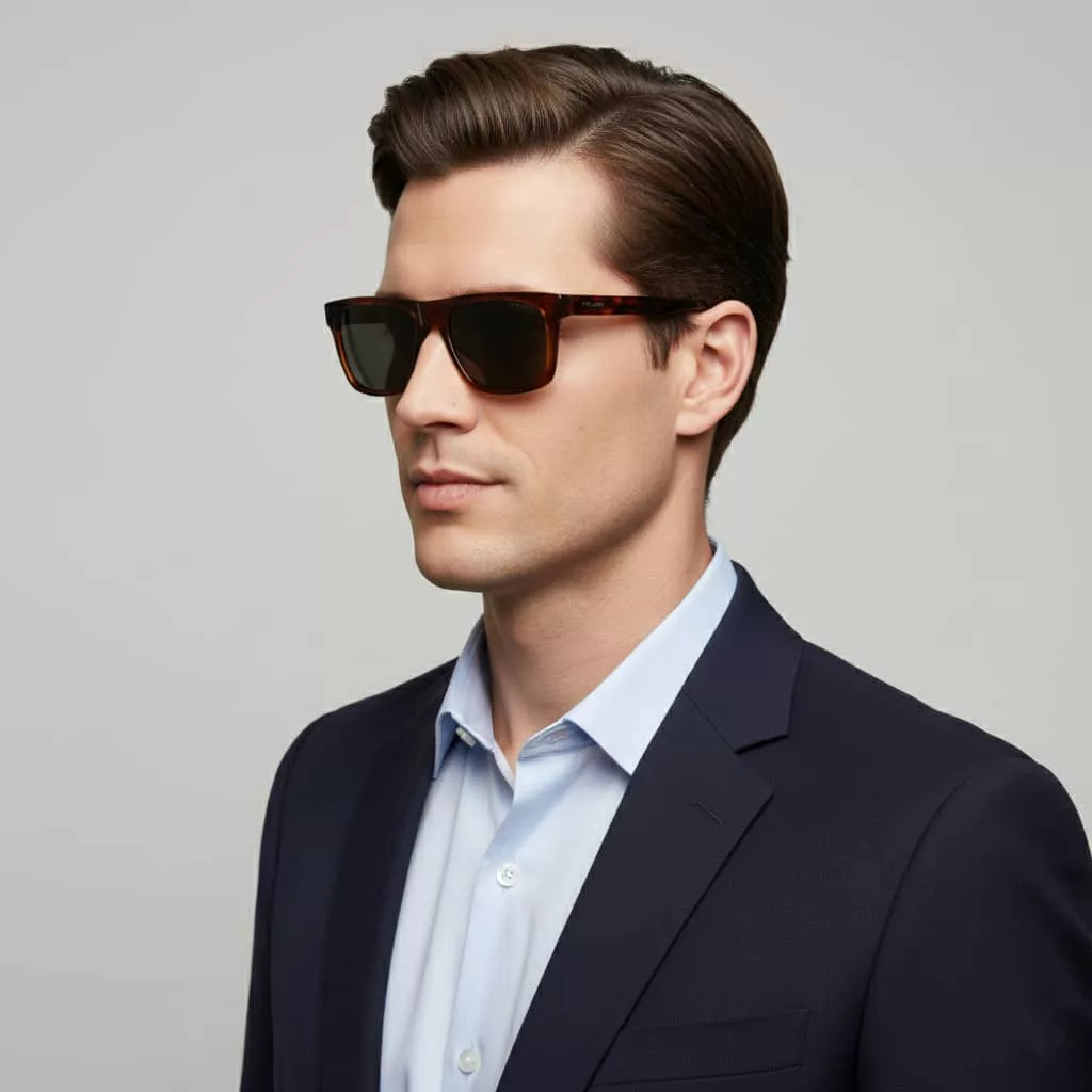 عینک آفتابی مستطیلی پلیس مدل SPL M2502 C3