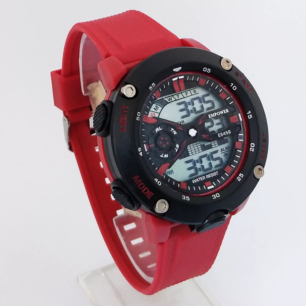 ساعت مچی دیجیتال مردانه امپاور مدل ورزشی اسپرت ضدآب SPORT چراغدار استخری کد 333