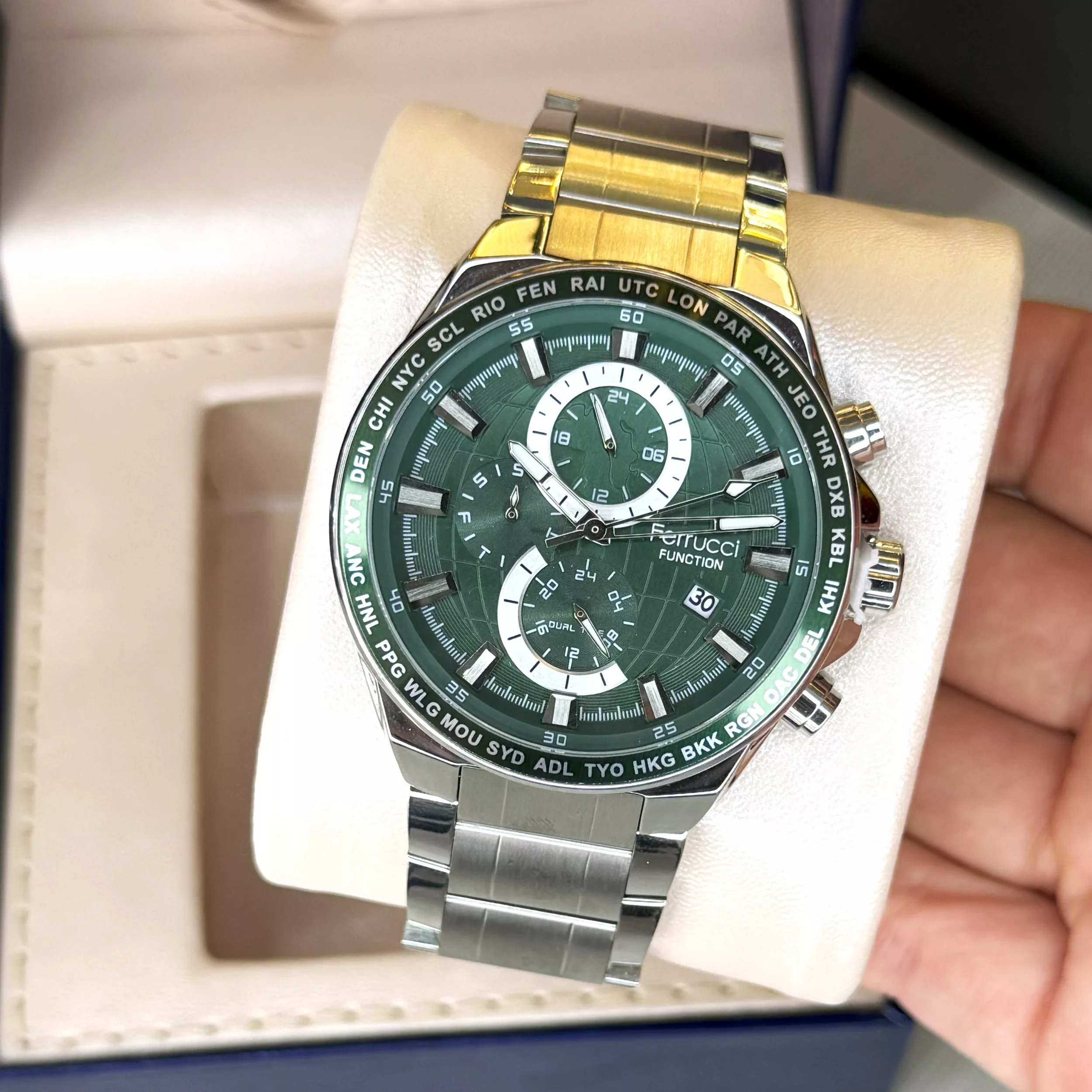 ساعت مچی عقربه‌ای کوارتز مردانه فروچی مدل FCF.03267FM.04