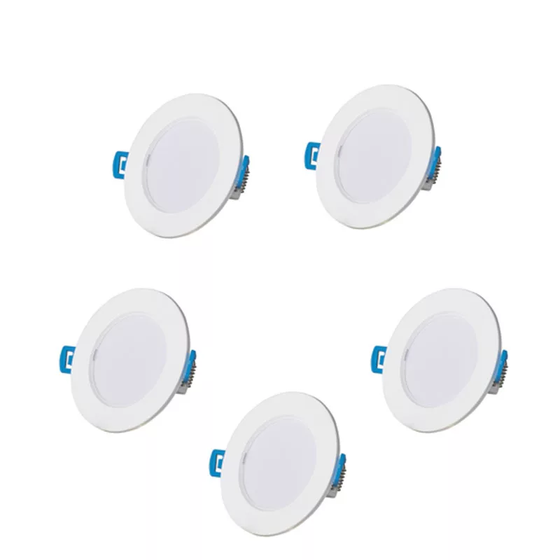 پنل ال ای دی سقفی 7 وات پرتو نور توس مدل توکار فینو بسته 5 عددی