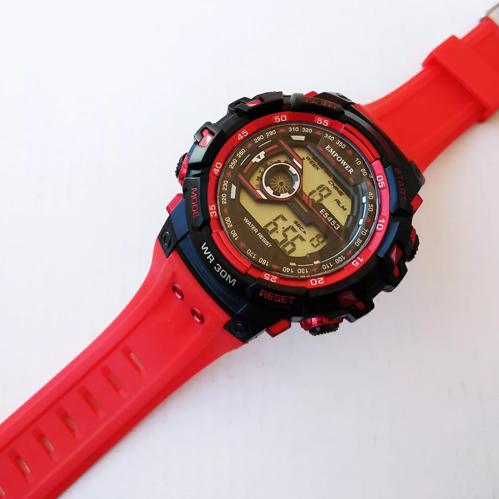 ساعت مچی دیجیتال مردانه امپاور مدل اسپرت ورزشی چراغدار کد 9/5