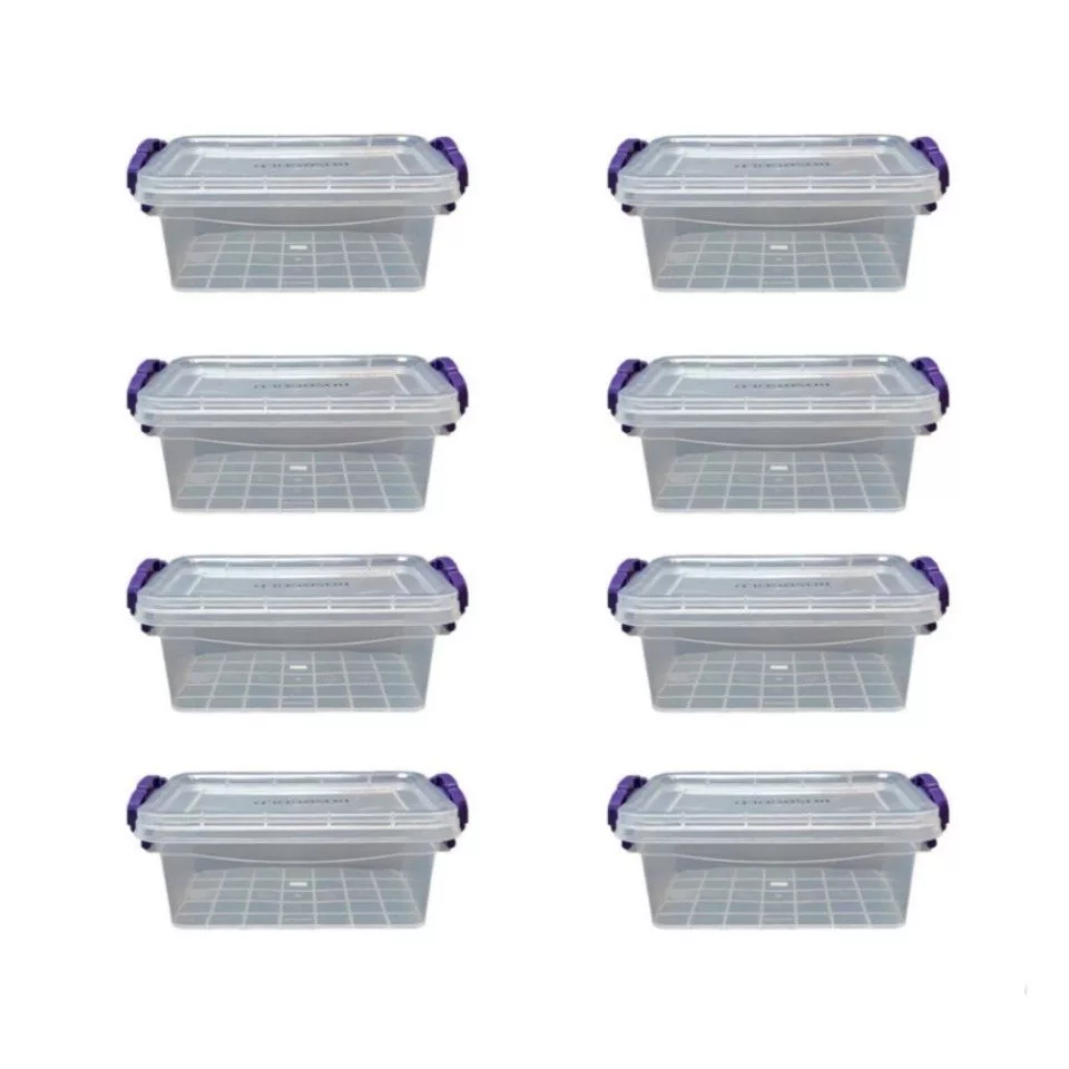 ظرف نگهدارنده رزگلد مدل فریزری قفلی 1 بسته 8 عددی