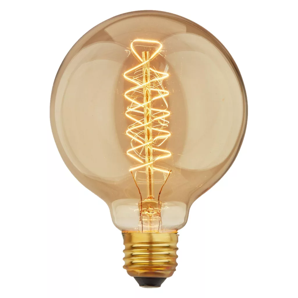 لامپ ادیسونی 40 وات مدل پیچی کد G80 پایه E27