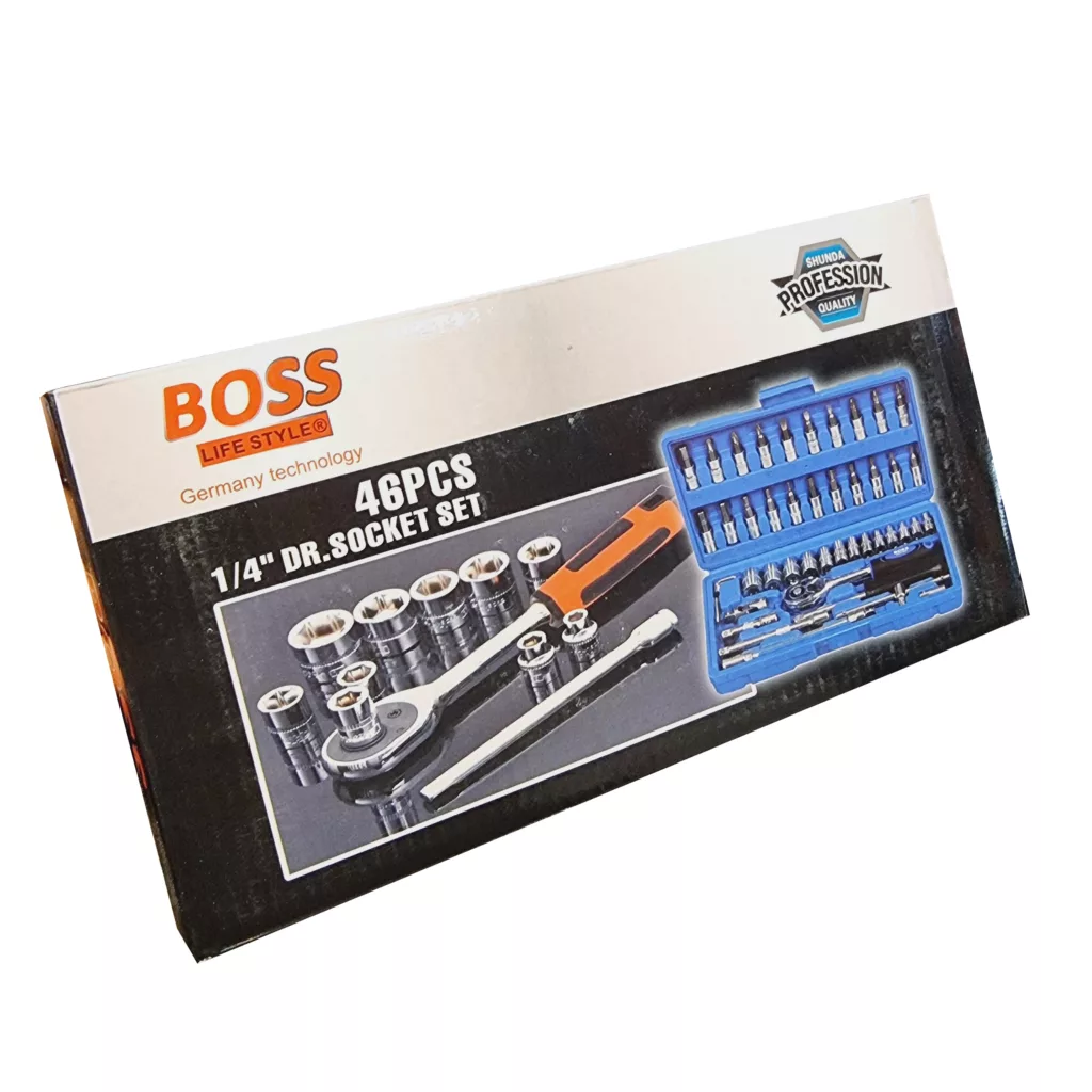 آچار بکس باس مدل LIFE STYLE مجموعه 46 عددی