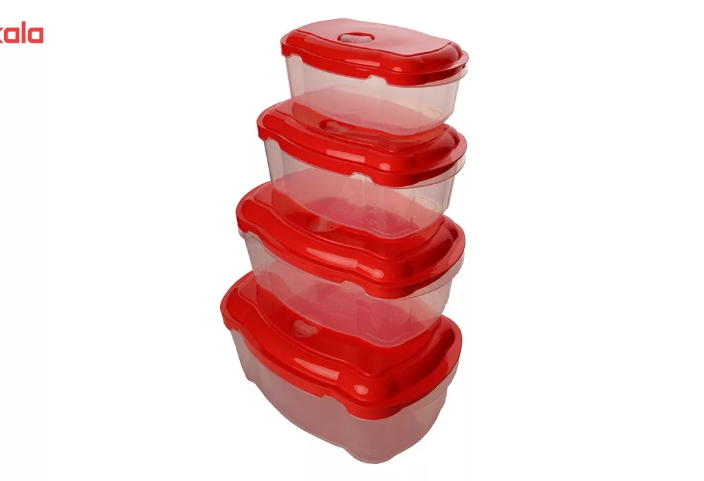 ظروف نگهدارنده روشا بسته 4 عددی