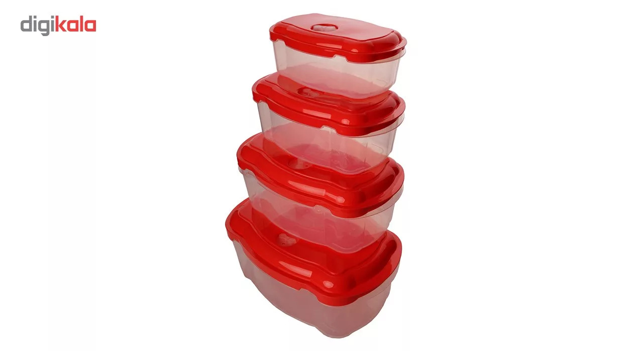 ظروف نگهدارنده روشا بسته 4 عددی