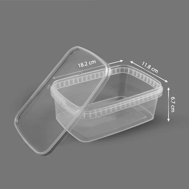 ظرف نگهدارنده مدل 1200cc بسته 6 عددی