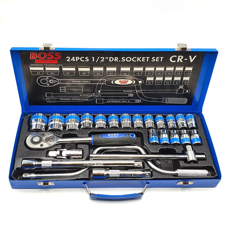 آچار بکس باس مدل  LIFE_STYLE مجموعه 24 عددی