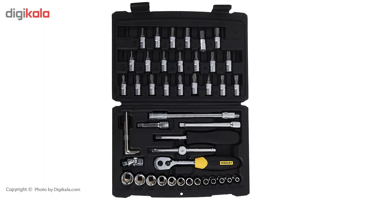 مجموعه 46 عددی سری پیچ گوشتی و آچار بکس استنلی مدل STMT72794-8