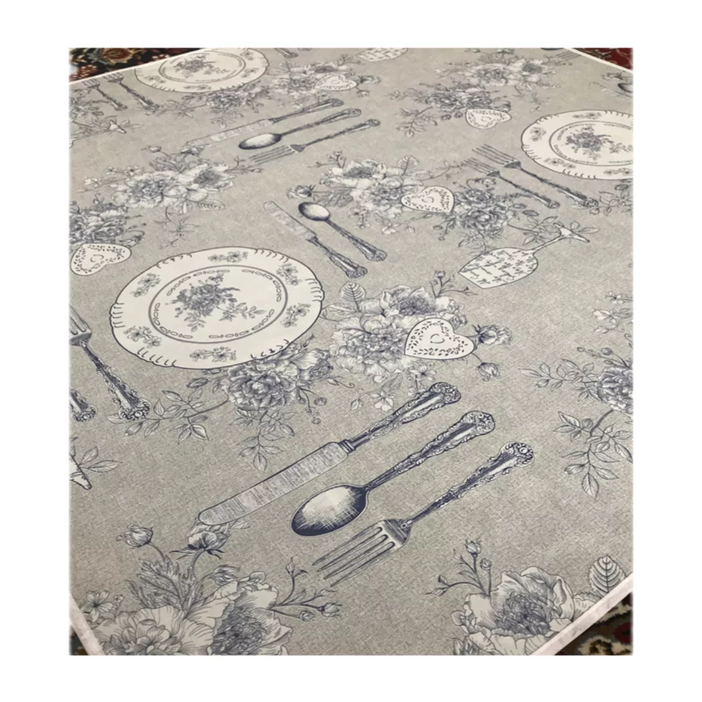 سفره 10 نفره مدل ماژستیک طرح 2 رو کد 06 سایز 250×‌100 سانتی متر