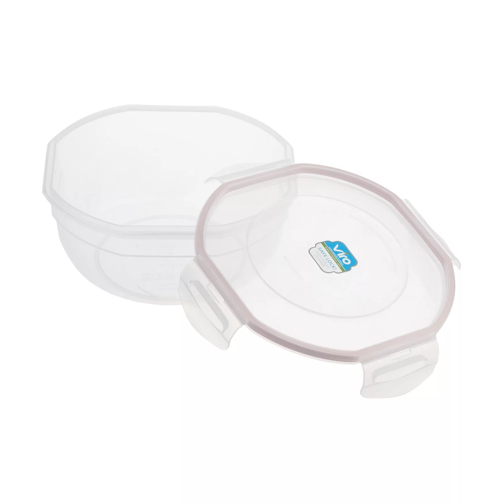 ظرف نگهدارنده ویرو پلاستیک مدل ماکروفری مجموعه 4 عددی