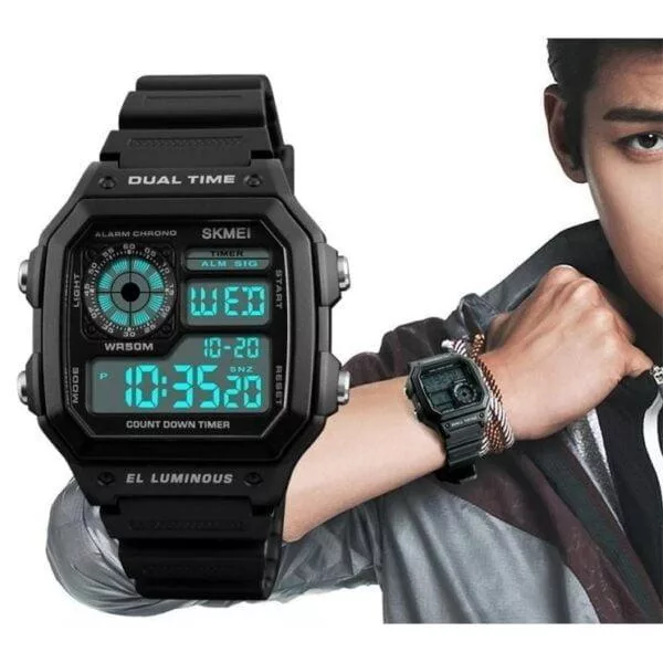 ساعت مچی دیجیتال اسکمی مدل 1299 کد 01