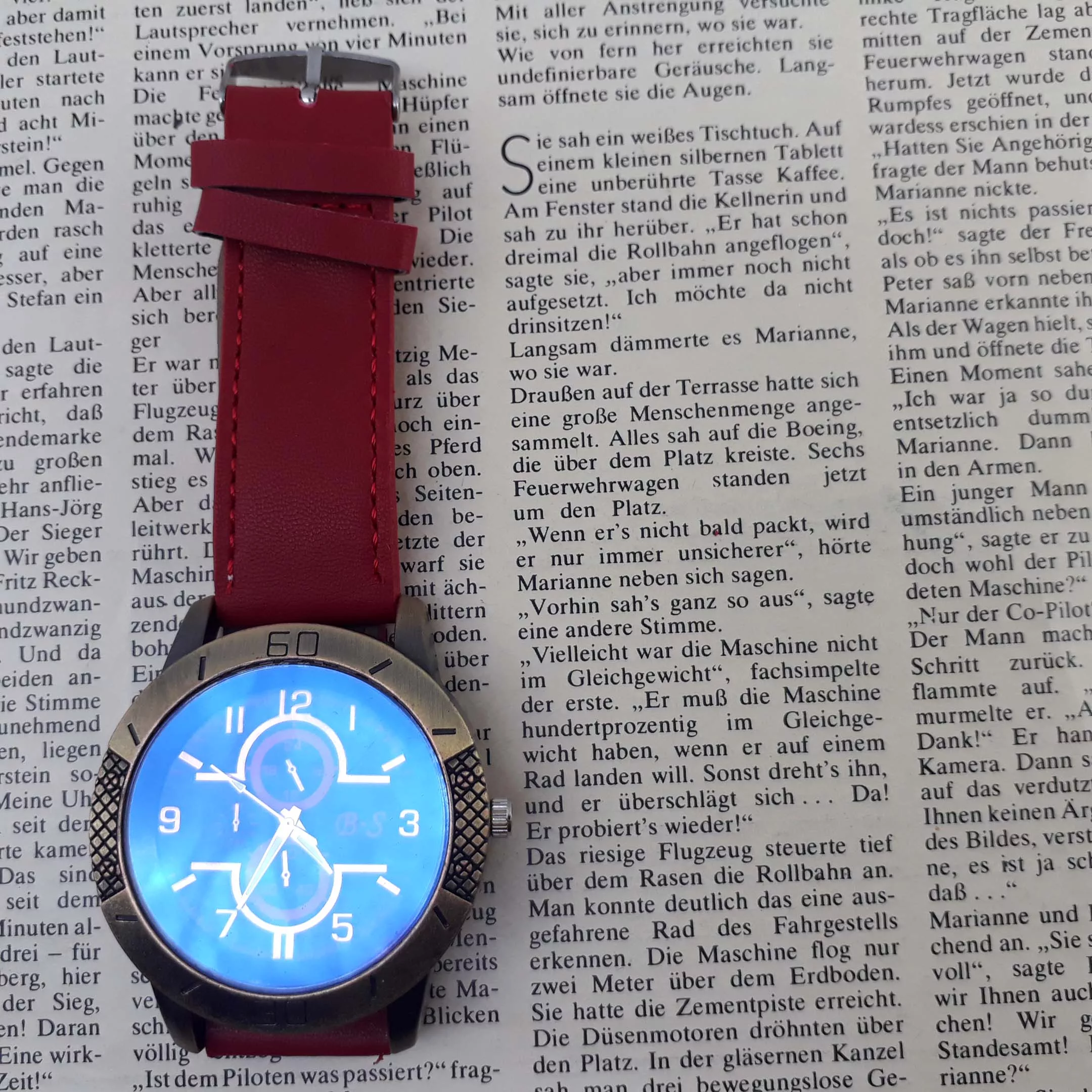 ساعت مچی عقربهای مردانه مدل b.s کد gher22