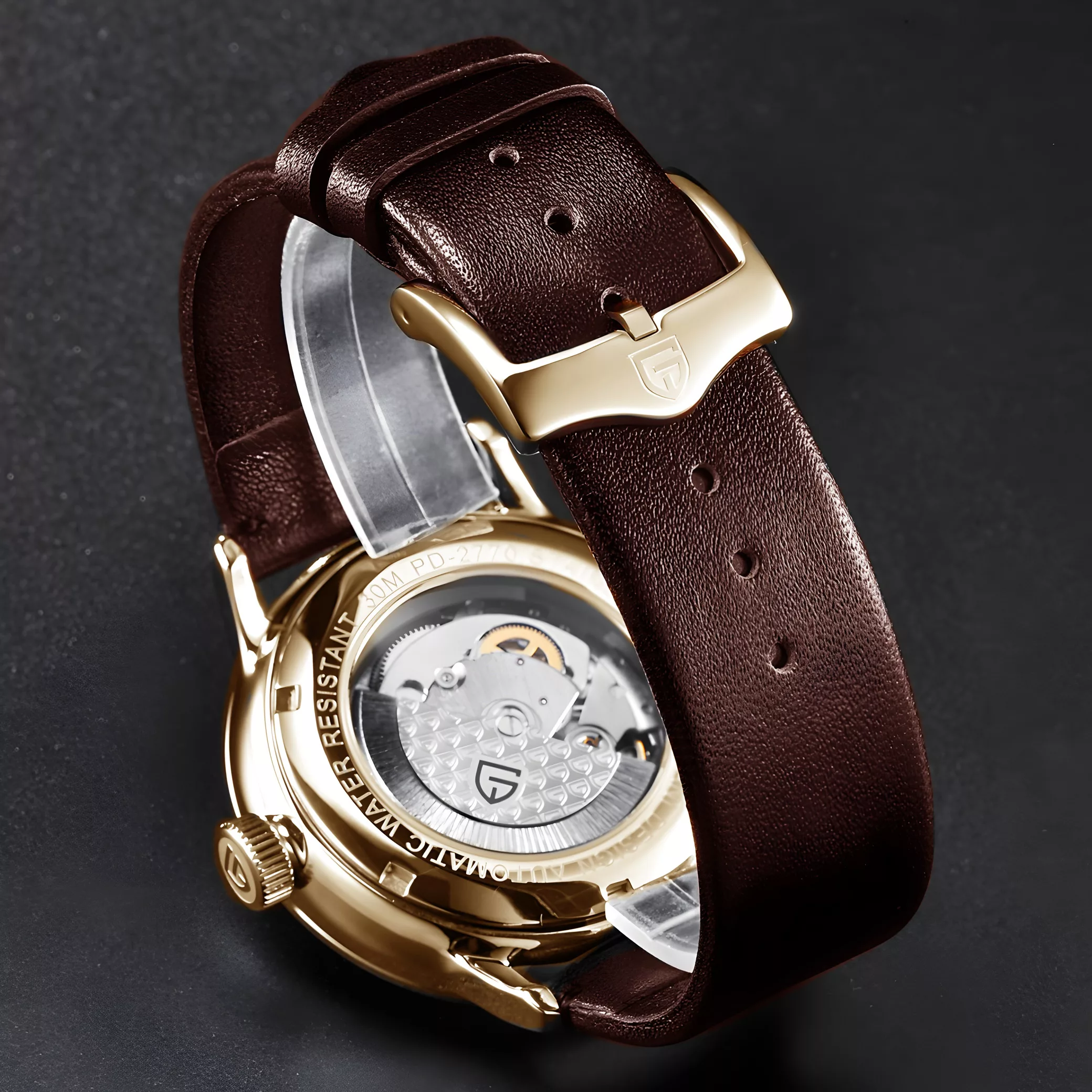 ساعت مچی عقربه‌ای اتوماتیک مردانه پاگانی دیزاین مدل PD-2770-02