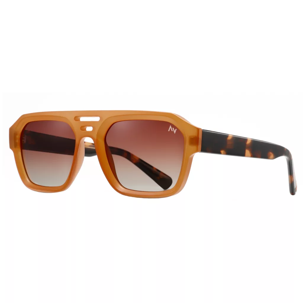 عینک آفتابی خلبانی (Aviator) آلبرت وگ مدل S31120C3 Acetate Avantgarde Visionary