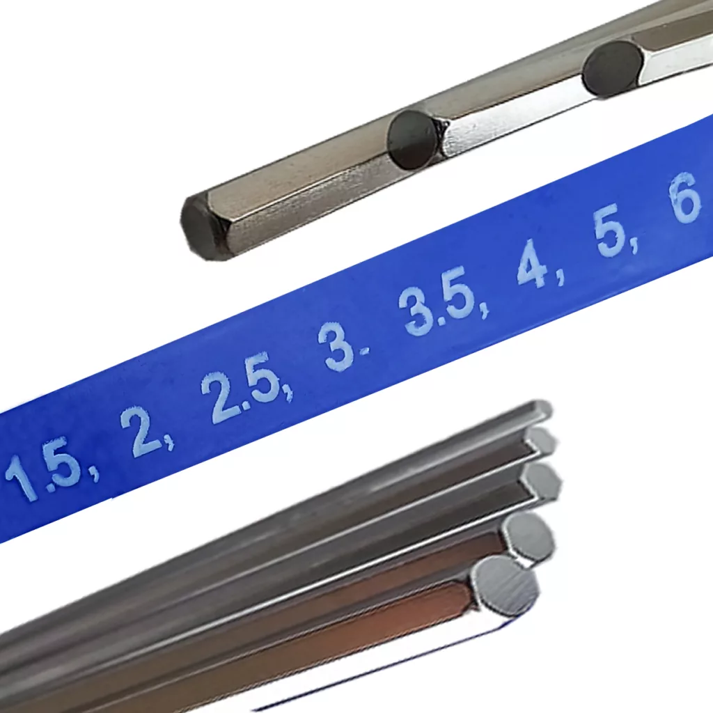 آچار آلن و ستاره ای دانمی مدل AT - 22 مجموعه 16 عددی