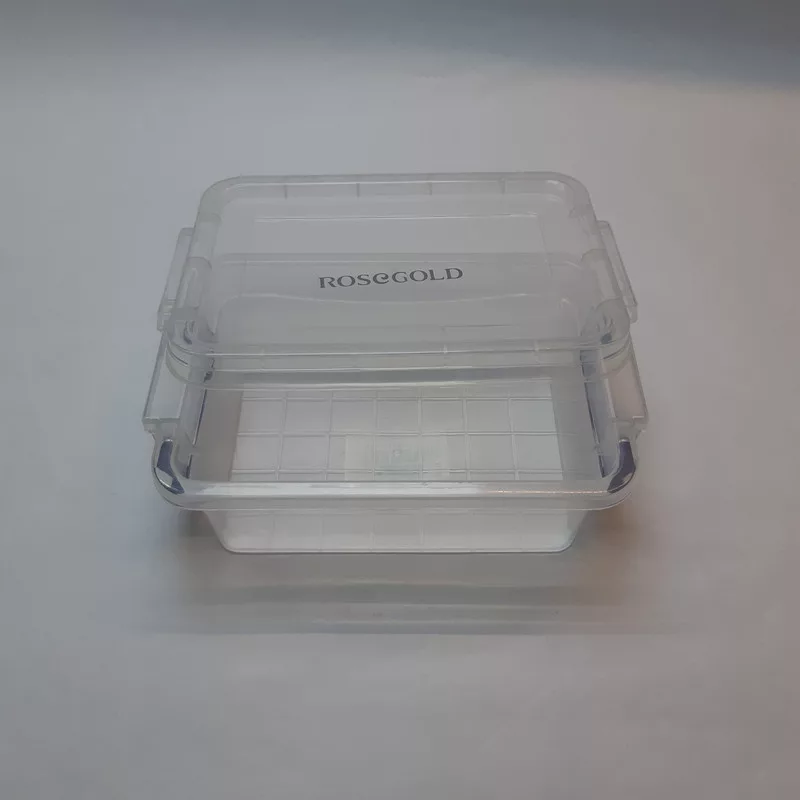 ظرف نگهدارنده رزگلد مدل فریزری قفلی 1 و 2 و 3 بسته 3 عددی