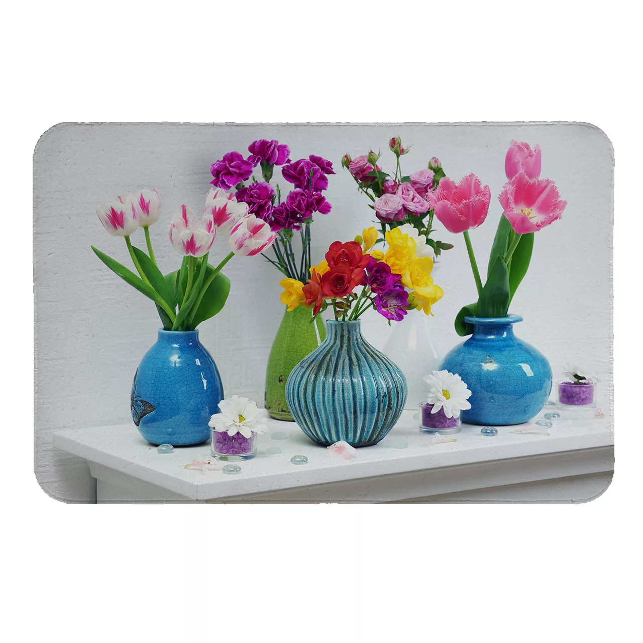 پادری طرح گل کد 5508 سایز 110× 80 سانتی متر