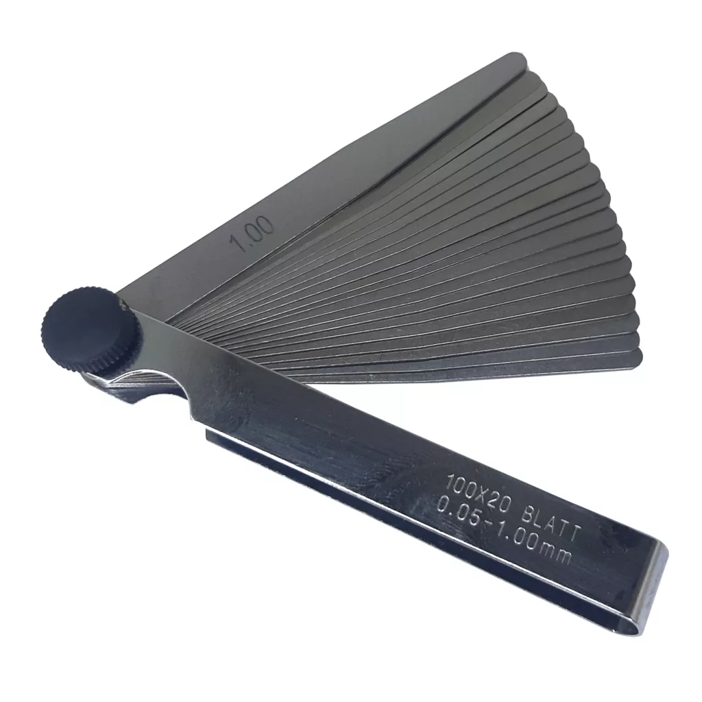 آچار فیلر مدل WE-20 مجموعه 20 عددی