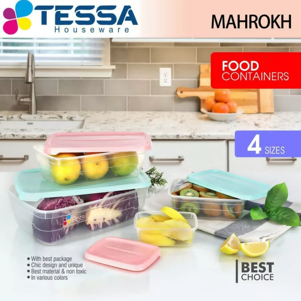 ظرف نگهدارنده تسا مدل ماهرخ 1 بسته 3 عددی