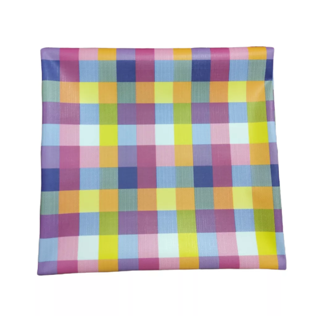 سفره 10 نفره مدل آیسو طرح 4 خونه رنگی پشت نخی