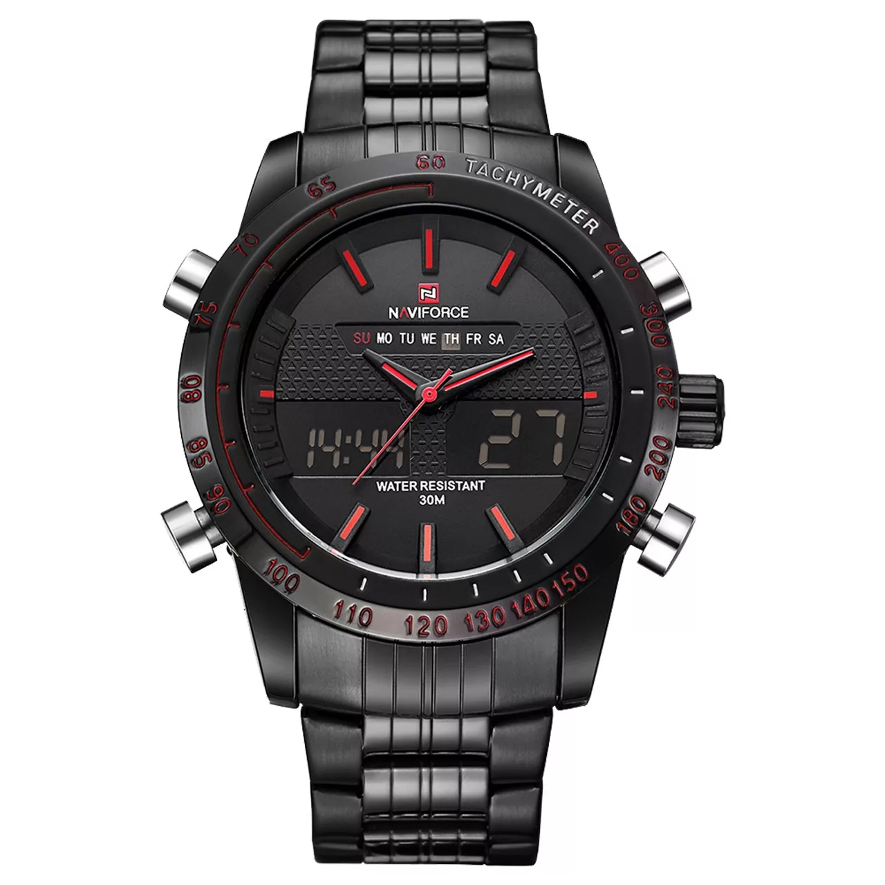 ساعت مچی عقربه‌ای مردانه نیوی فورس مدل NF9024M/BBR