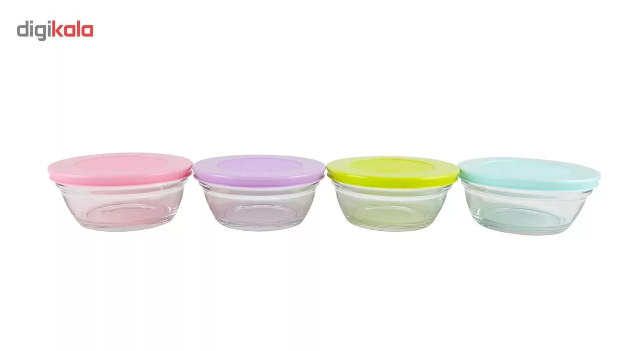 ظروف نگهدارنده لاو کد 121 بسته 4 عددی