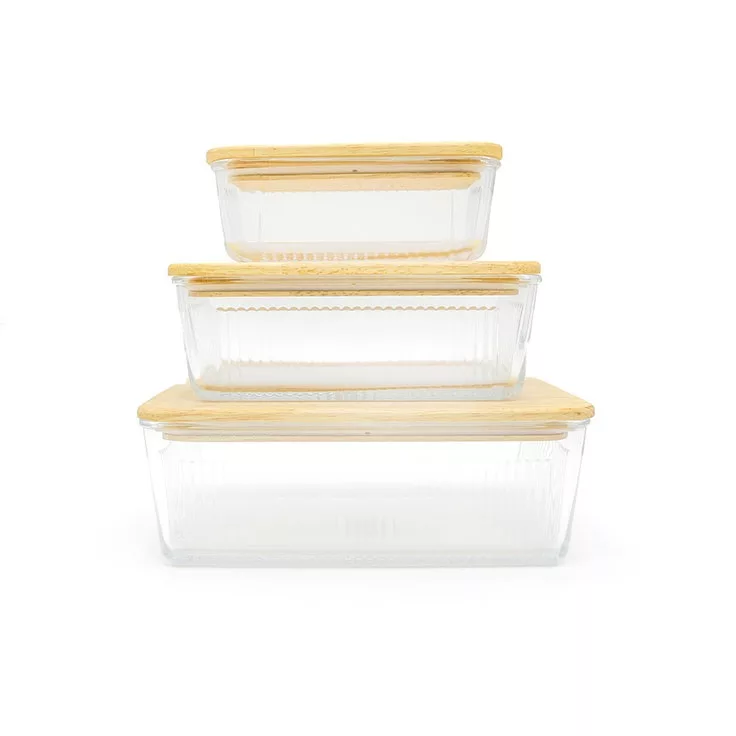 ظرف نگهدارنده مدل دربدار کد DH443 بسته 3 عددی