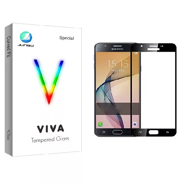 محافظ صفحه نمایش جانبو مدل FUL مناسب برای گوشی موبایل سامسونگ Galaxy j5 prime