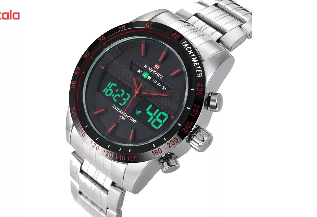 ساعت مچی عقربه ای مردانه نیوی فورس مدل NF9024M/SBR