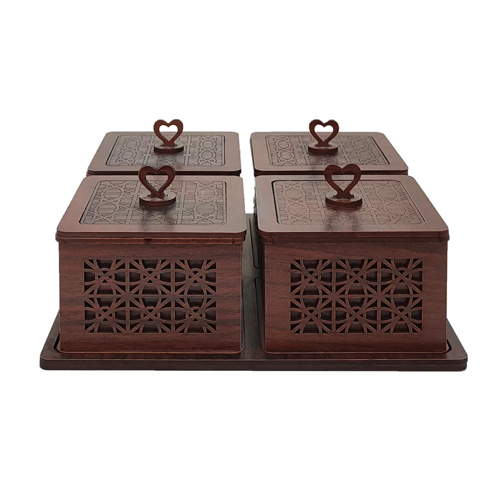 ظرف نگهدارنده مدل فروردین مجموعه 4 عددی