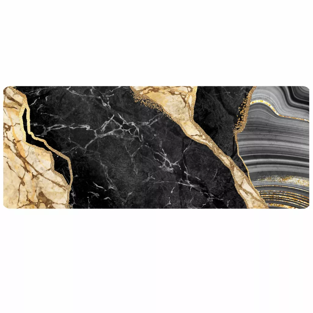 پادری مدل جلوسینکی سه لایه رویه مخمل طرح سنگ کد L1258 سایز 110×45 سانتی متر