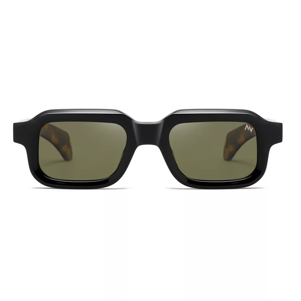 عینک آفتابی مربعی آلبرت وگ مدل S32132C2 Acetate Avantgarde Visionary