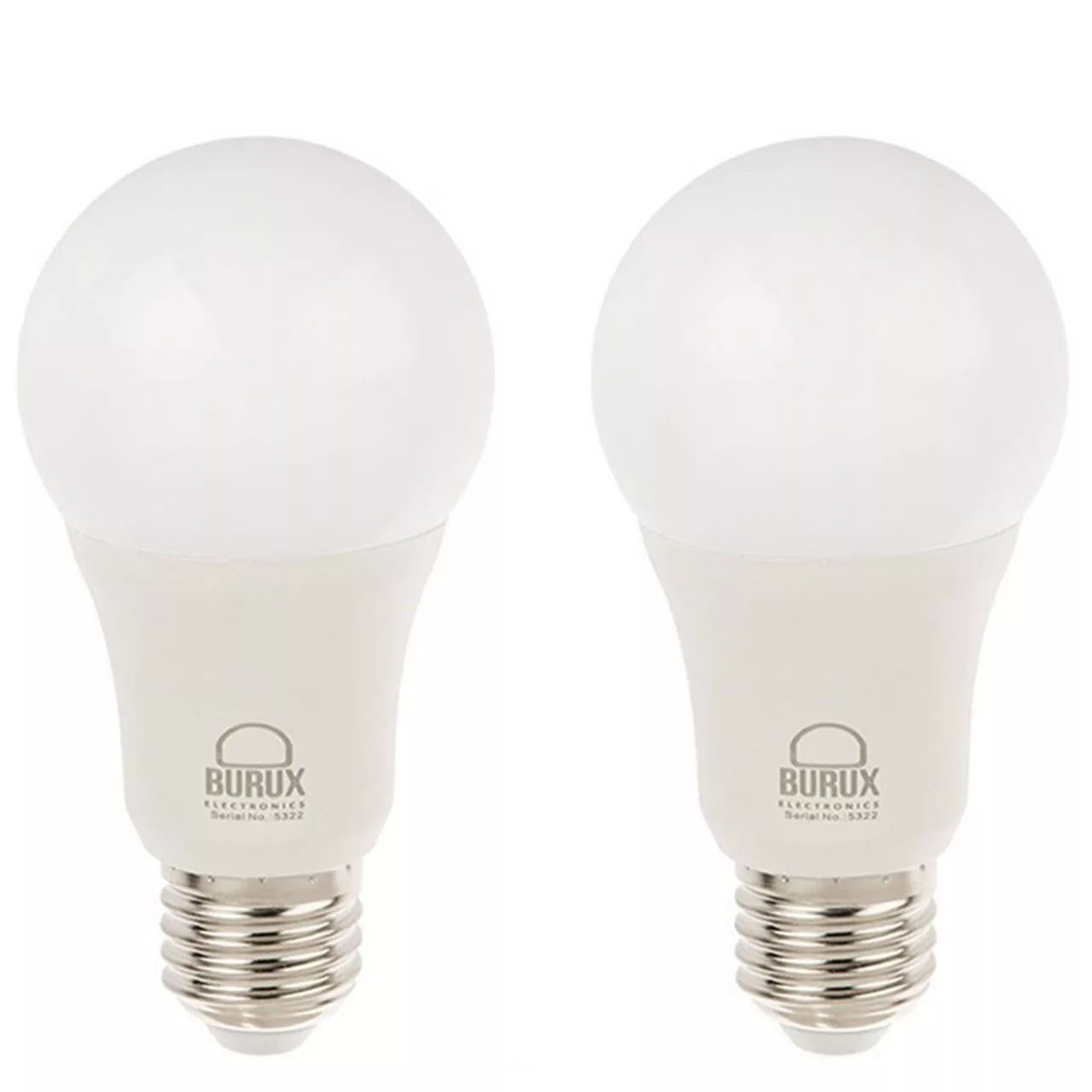 لامپ ال ای دی 12 وات بروکس مدل A60 پایه E27 بسته 2 عددی