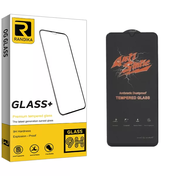 محافظ صفحه نمایش شیشه ای راندیکا مدل Randika Glass ANTI-STATIC مناسب برای گوشی موبایل سامسونگ Galaxy A23