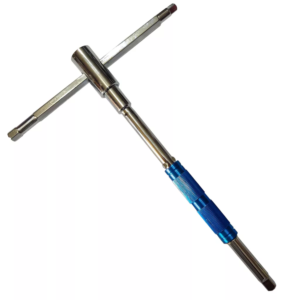 آچار دسته بکس مدل سه کاره کدGFRD 1521 سایز 1/2، 1/4، 3/8 اینچ