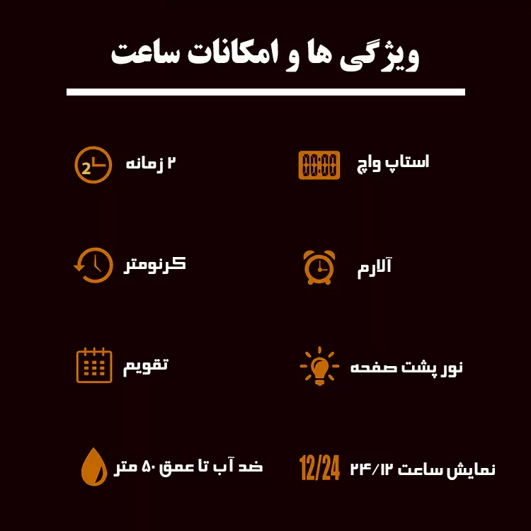 ساعت مچی دیجیتال مردانه اسکمی مدل 1841 WH