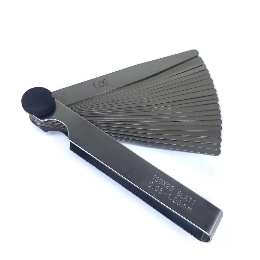 آچار فیلر مدل WE-20 مجموعه 20 عددی