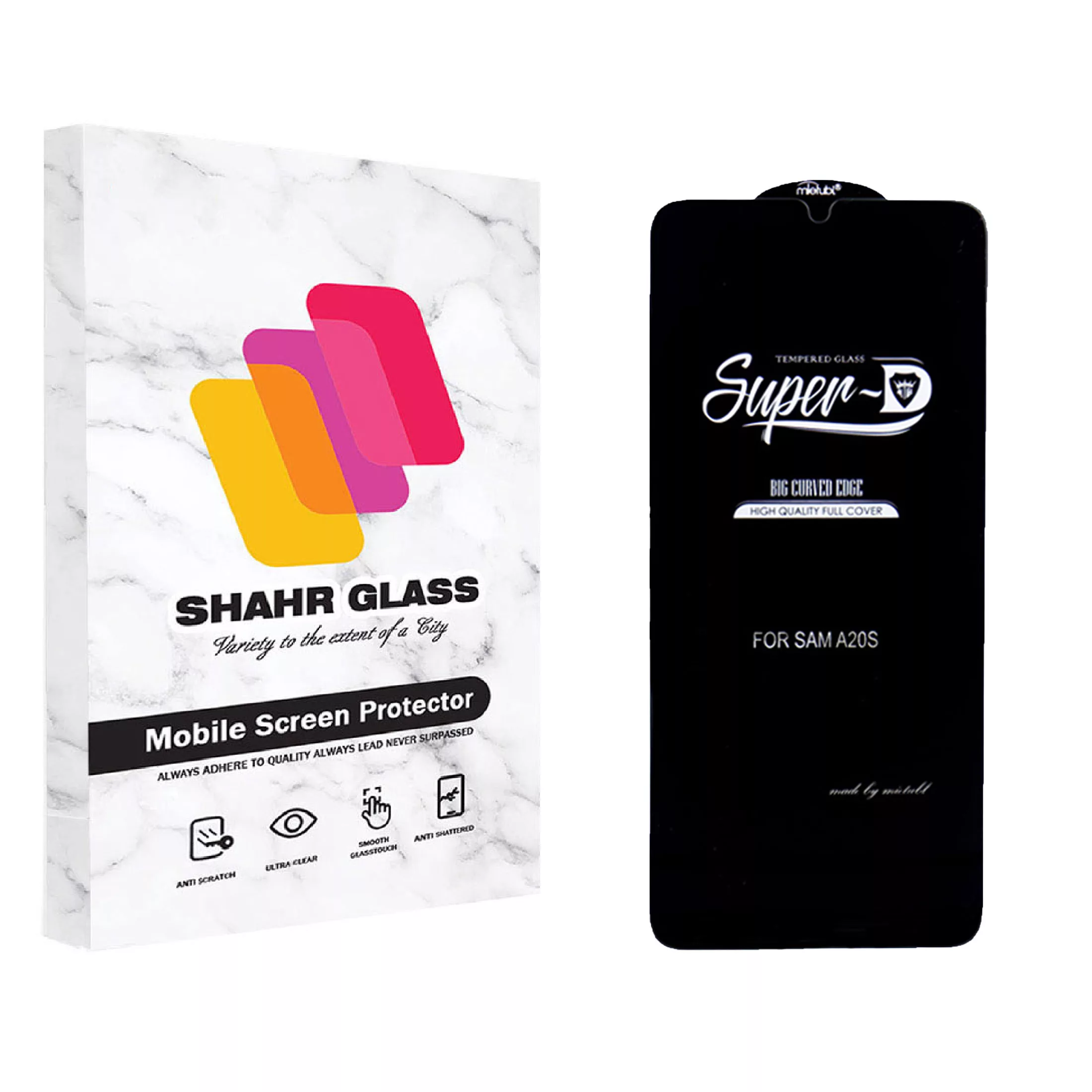 محافظ صفحه نمایش شهر گلس مدل SUPERD مناسب برای گوشی موبایل سامسونگ Galaxy A20s
