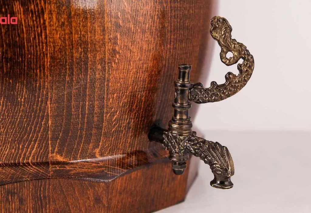 کلمن چوبی خانه چوبی طرح بشکه کد 610001