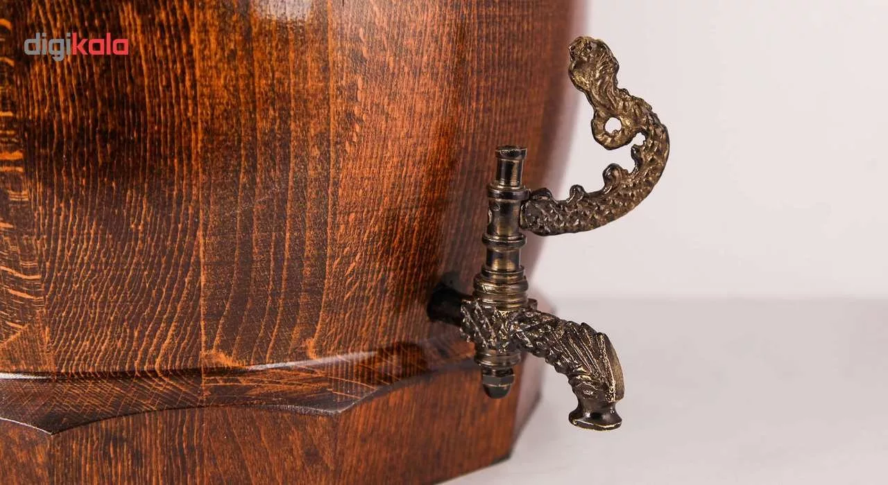 کلمن چوبی خانه چوبی طرح بشکه کد 610001