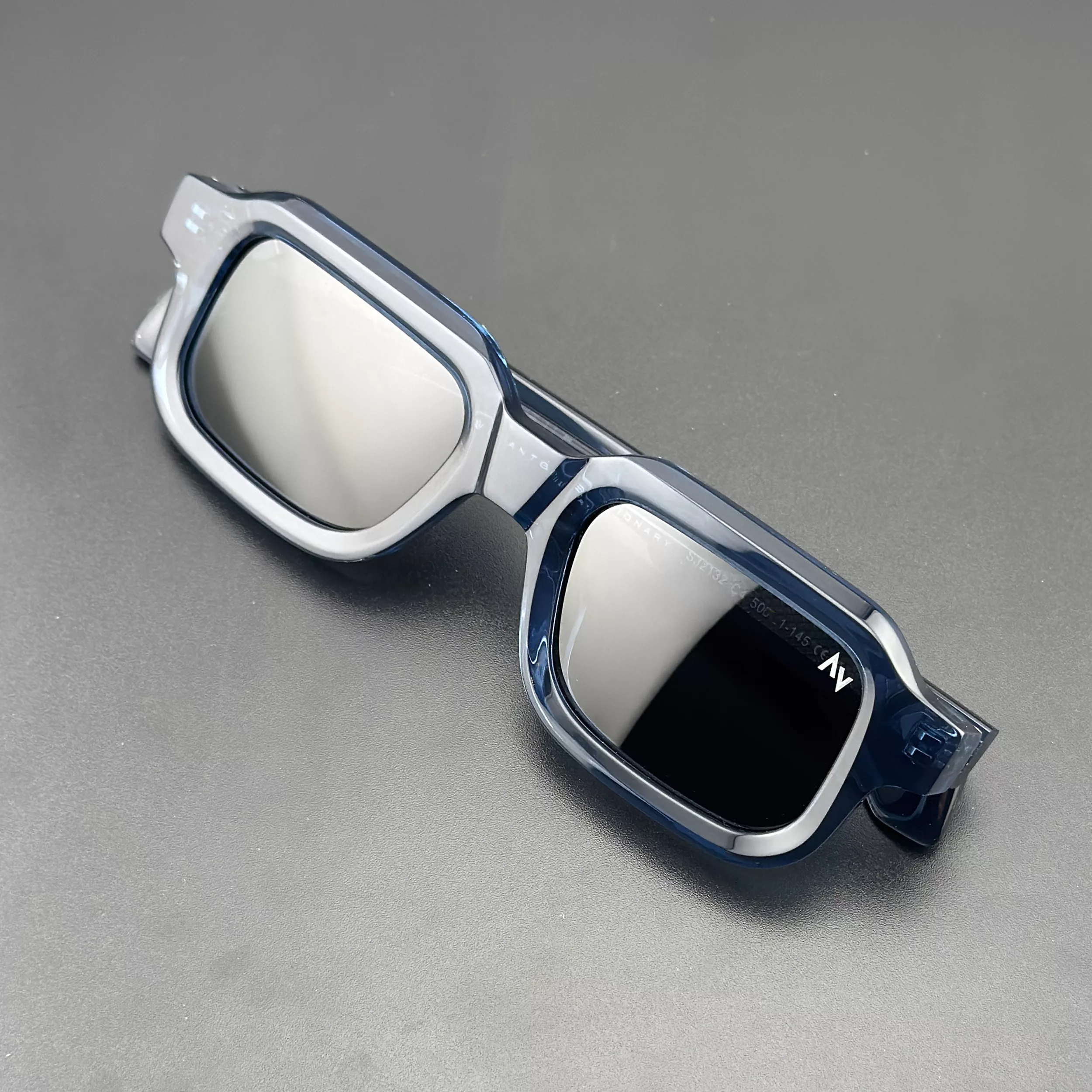 عینک آفتابی مربعی آلبرت وگ مدل S32132C4 Acetate Avantgarde Visionary