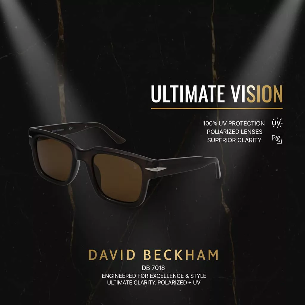 عینک آفتابی ویفرر (Wayfarer) دیوید بکهام مدل DB 7018 C2 BS