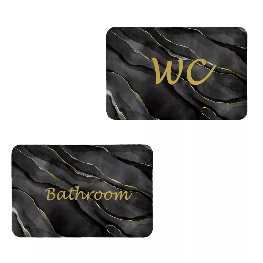 پادری طرح حمام و سرویس بهداشتی کد 8753 سایز 60×40 سانتی متر مجموعه دو عددی