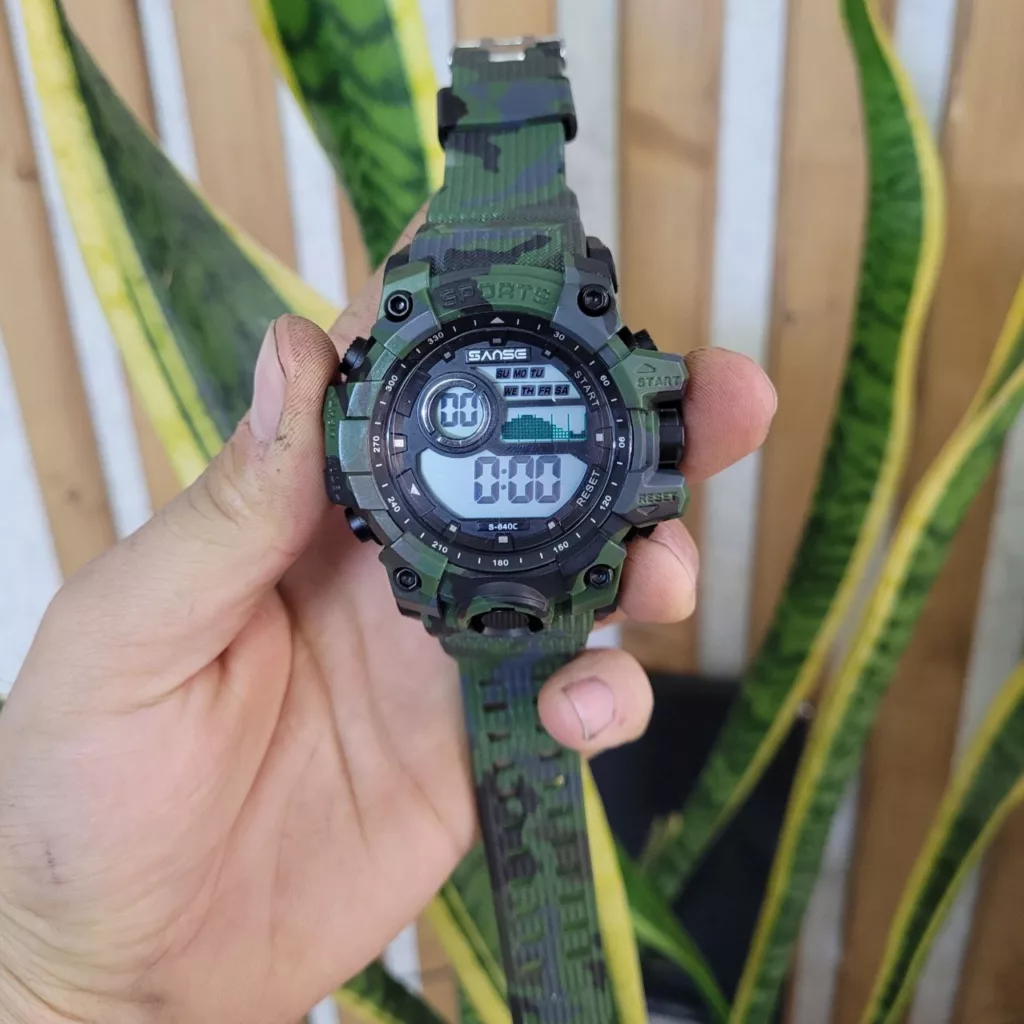 ساعت مچی دیجیتال مردانه مدل تک زمانه