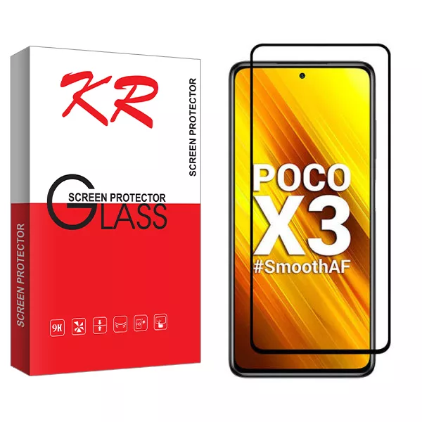محافظ صفحه نمایش کی آر مدل +HD مناسب برای گوشی موبایل شیائومی Poco X3