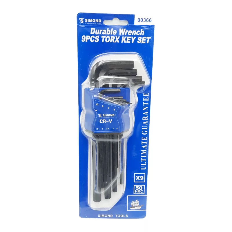 آچار آلن شش گوش سیموند مدل 00366 مجموعه 9 عددی