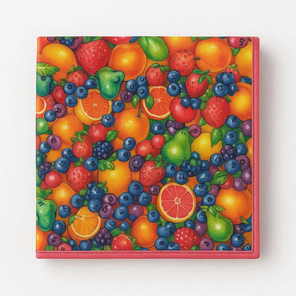 سفره 4 نفره مدل پارچه ای میوه 2 سایز 100*75 سانتی متر