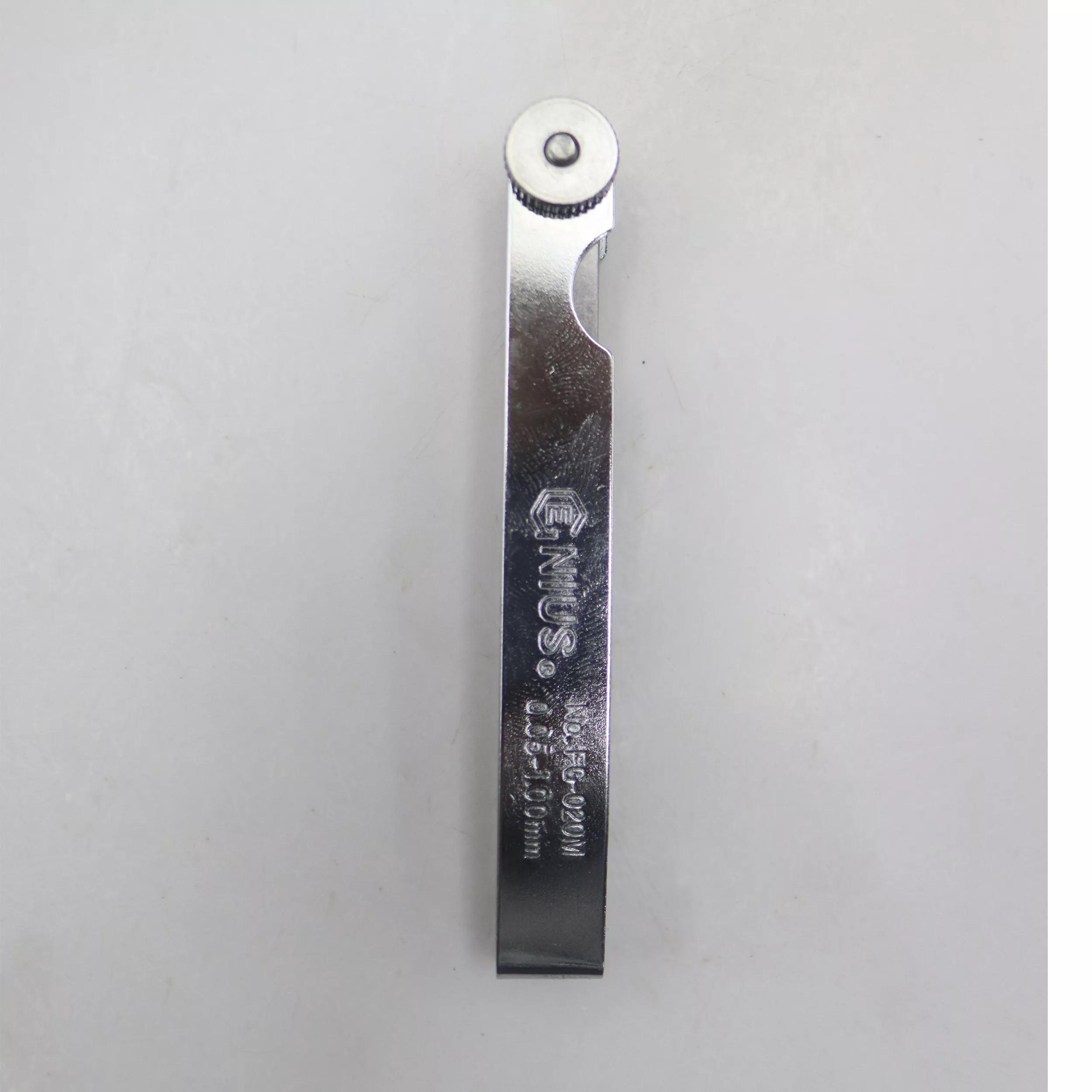 آچار فیلر جنیوس تولز مدل YP-FG-020M/0.05-1.00MM مجموعه 20 عددی